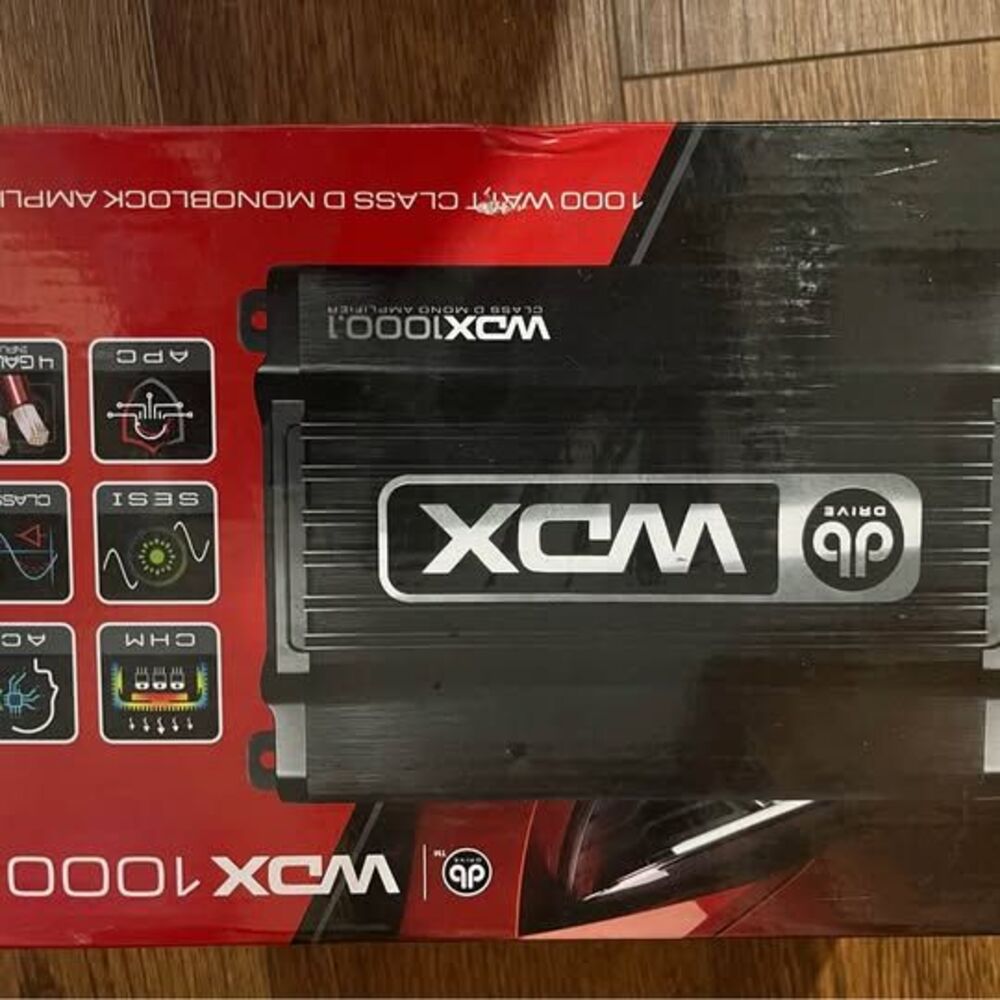 Db drive WDX 1000.1 mono block mini amplifier